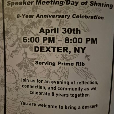 speaker meeting poster